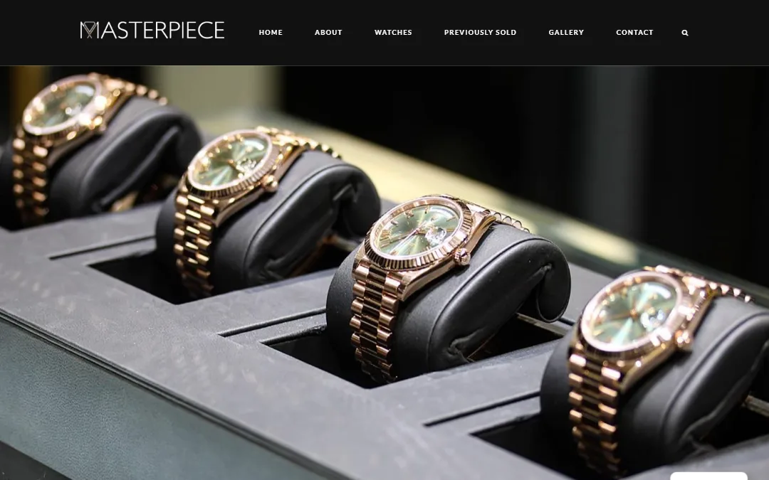The Masterpiece Jewellers website