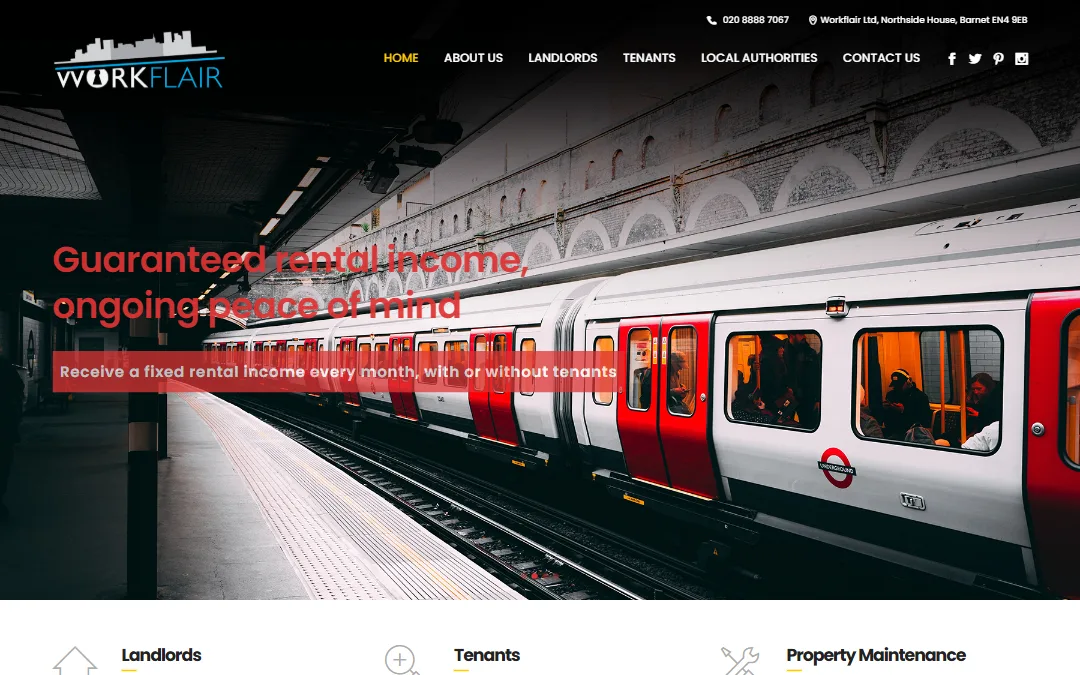 The Workflair website